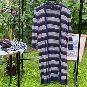 3/4 sleeve long cardigan